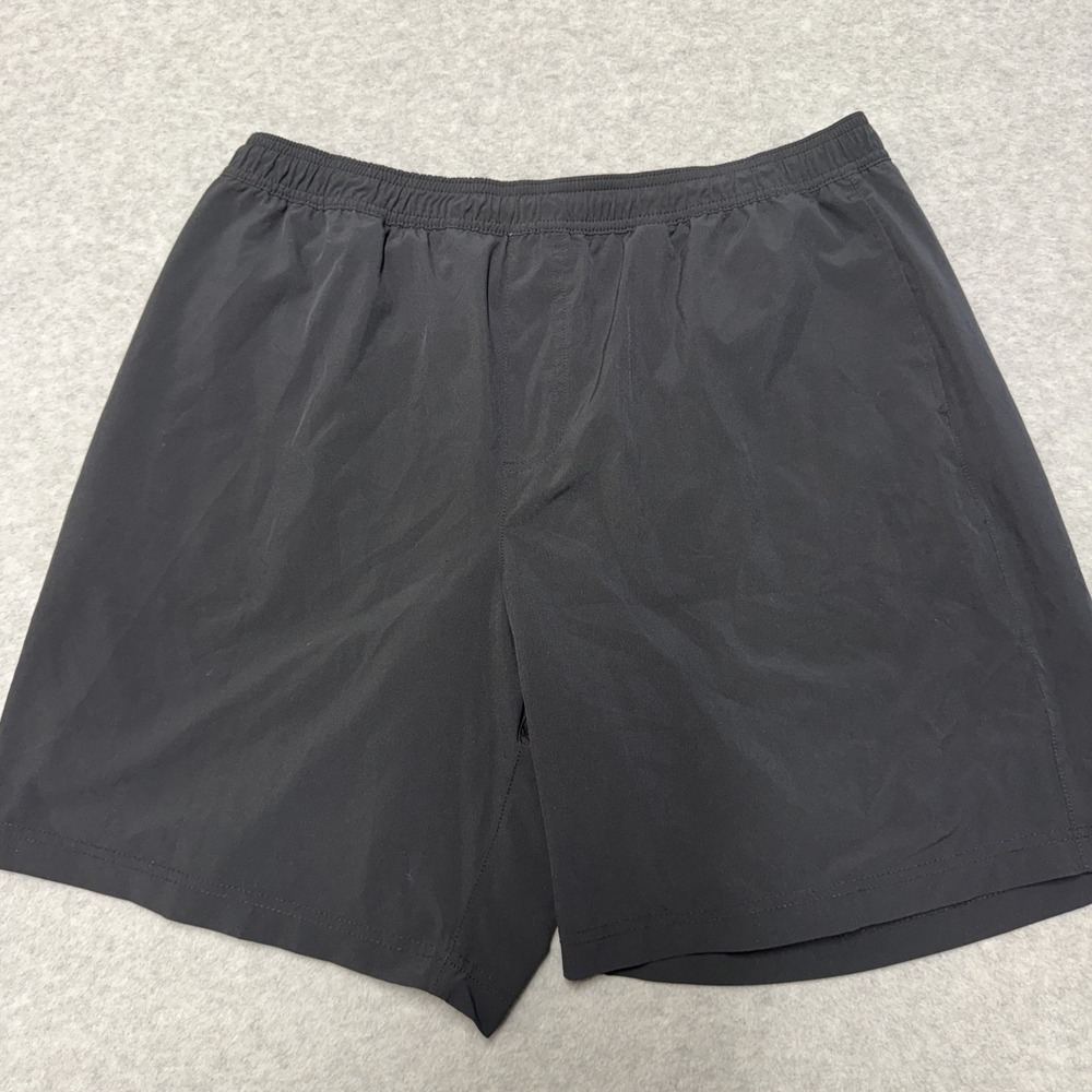 Chubbies Shorts Mens 2XL Black 7in Lined Elastic Waist Athletic Gym Training